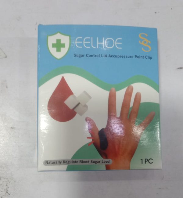 Wearable Acupressure Clip for Sugar.