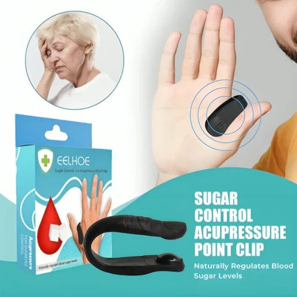 Wearable Acupressure Clip for Sugar.